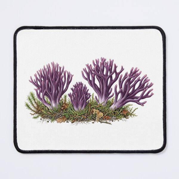 Item preview, Coral Mushroom Violet Blue designed and sold by Chaoscience.