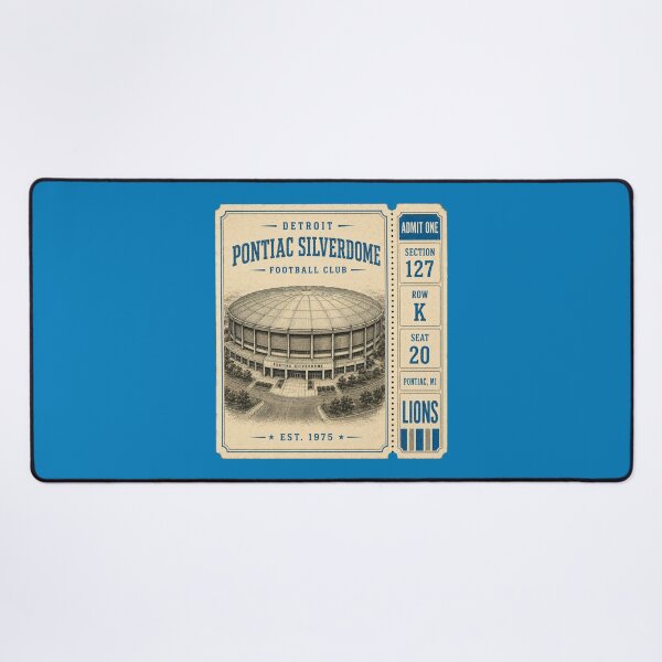 Item preview, Pontiac Silverdome Vintage Ticket, Detroit Retro Football Stadium designed and sold by GhostDawgs.