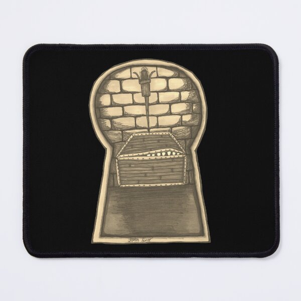 Item preview, Through The Keyhole: The Torchlit Mimic (Sepia Edition) designed and sold by Grimmlar.