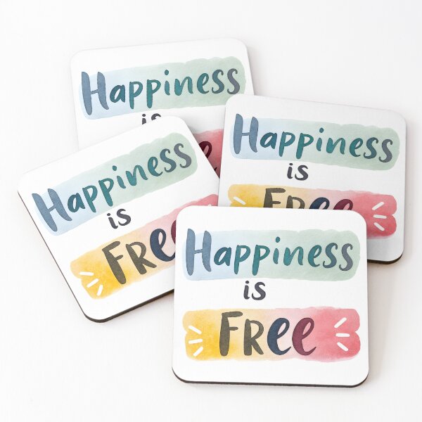 Item preview, Happiness is free designed and sold by nimmitrends.
