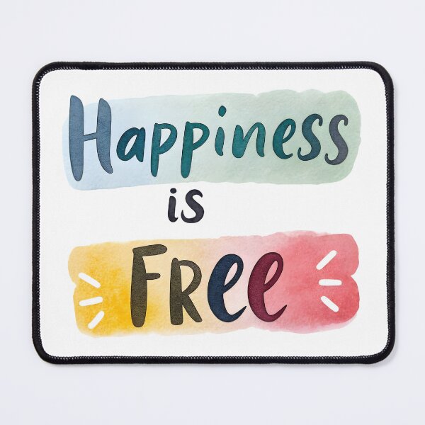 Item preview, Happiness is free designed and sold by nimmitrends.