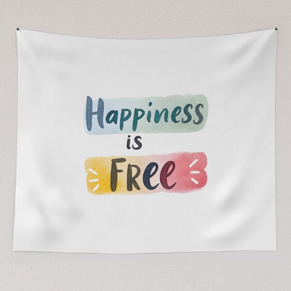 Item preview, Happiness is free designed and sold by nimmitrends.