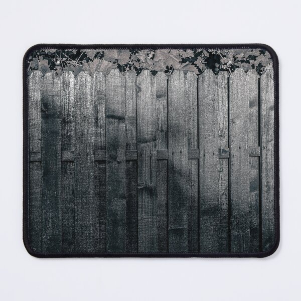 Item preview, Wooden Fence in Black and White — Rustic Texture Print designed and sold by Rabee Khalil Photography.