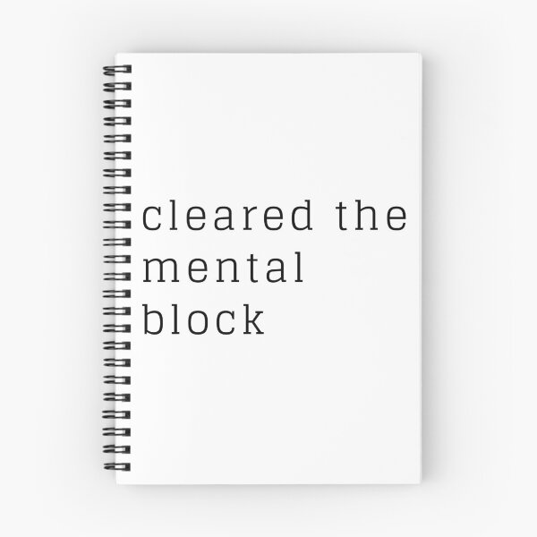 Item preview, Cleared the mental block designed and sold by ArtistTejal.