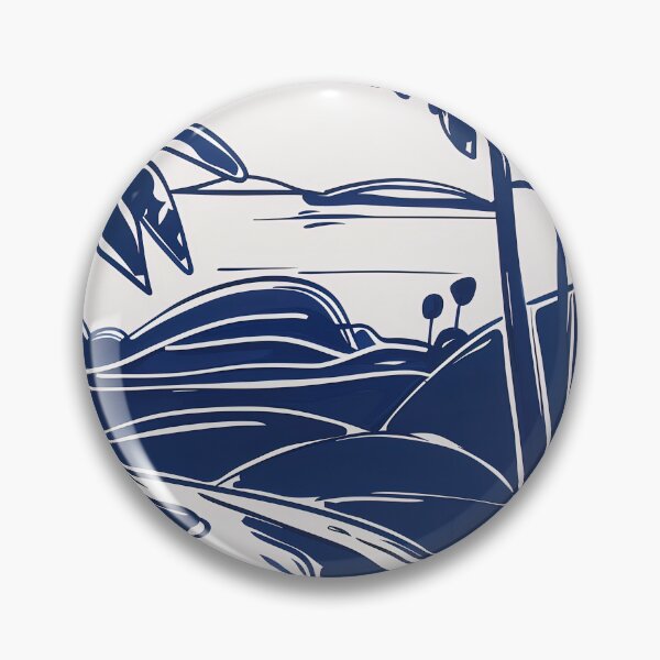 Item preview, Cameroon landscape - Blue Abstract Art designed and sold by shadow-bloom.