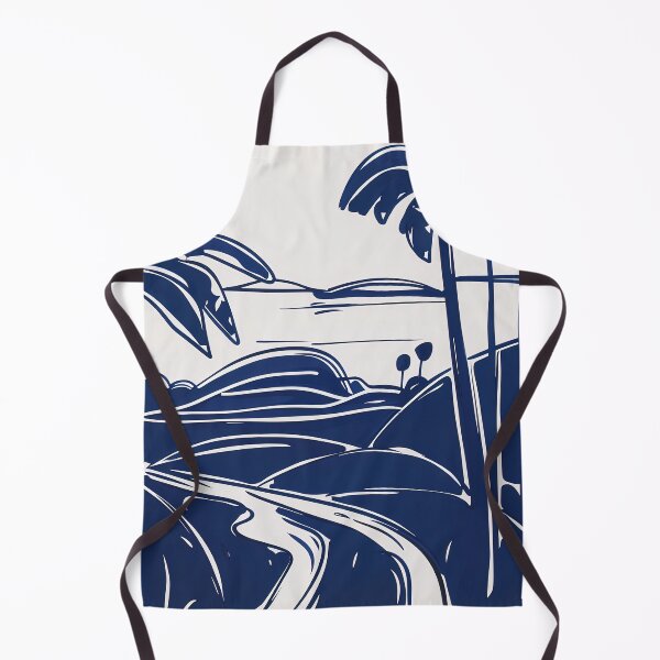 Item preview, Cameroon landscape - Blue Abstract Art designed and sold by shadow-bloom.