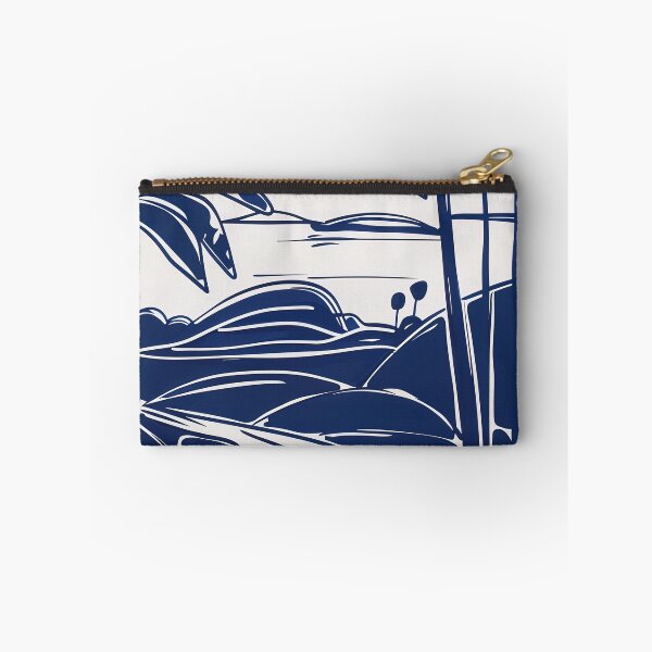 Item preview, Cameroon landscape - Blue Abstract Art designed and sold by shadow-bloom.