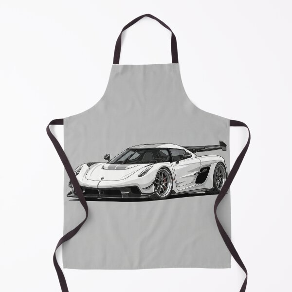 Item preview, Koenigsegg Jesko Attack White Megacar Stance Illustration Art designed and sold by Motorline44.