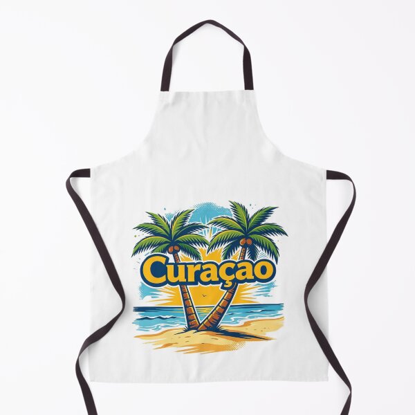 Item preview, Curaçao Tropical Beach Paradise Retro Travel Design designed and sold by VladisWorld.