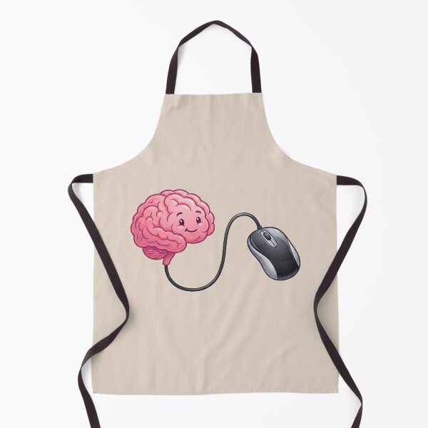 Item preview, Connected Mind – Computer Mouse and Brain Geek Technology Design 2 designed and sold by WordPlayStudio.