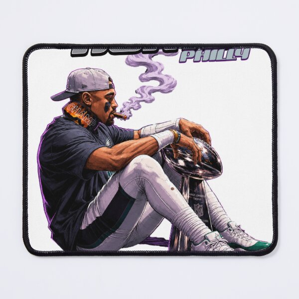 Item preview, Jalen Hurts Superbowl LIX illustration art | Philadelphia Eagles designed and sold by ItsVinnie.