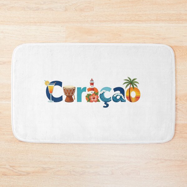 Item preview, Curaçao Island Vibes Tropical Typography Travel Design designed and sold by VladisWorld.