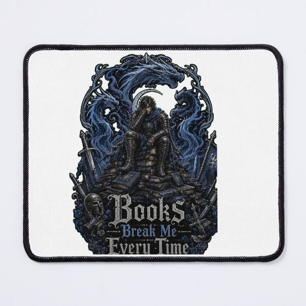 Item preview, Books Break Me Every Time Gothic Edition designed and sold by Passionread.