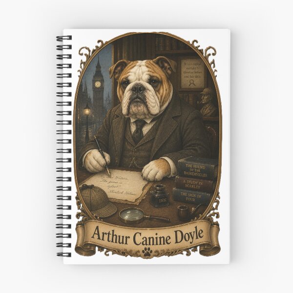 Item preview, Sir Arthur Canine Doyle designed and sold by JLClassics.
