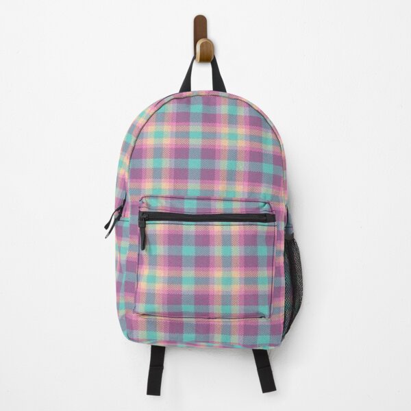 Item preview, Pastel Lavender and Teal Woven Tartan Plaid Pattern designed and sold by pots-shop.