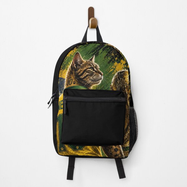 Item preview, NeyPaw 10 Cat Football Legend - Brazilian Soccer Cat Champion Art designed and sold by BlackCat Vibe.