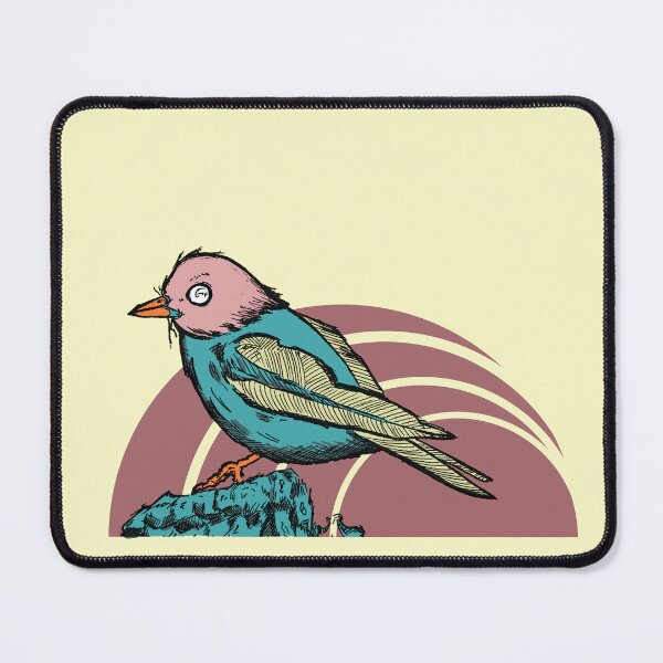 Item preview, Retro Minimalist Bird art / Vintage Nature Aesthetic Design designed and sold by Half Mess.