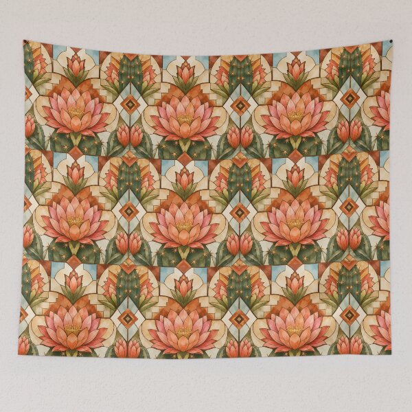 Item preview, Desert Bloom Stained Glass Tiles designed and sold by Dresut.