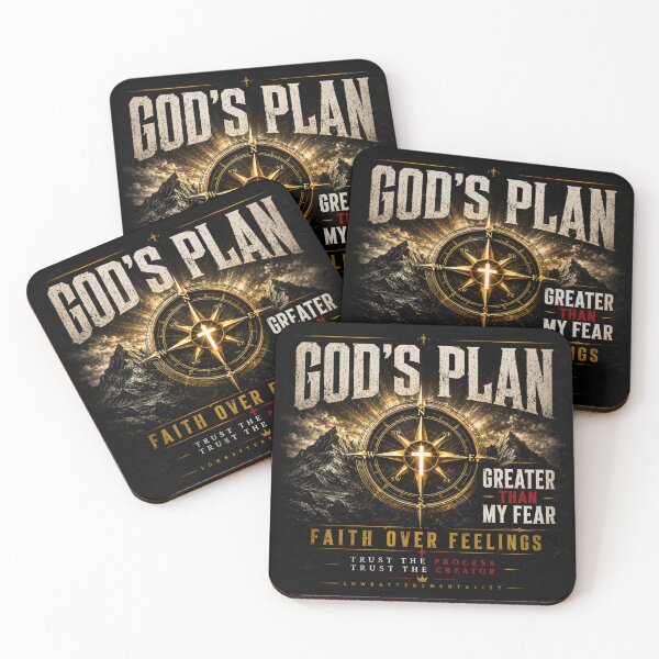 Item preview, GOD'S PLAN IS GREATER THAN MY FEAR | Christian Faith T-Shirt designed and sold by LowBatteryStudio ⭐.