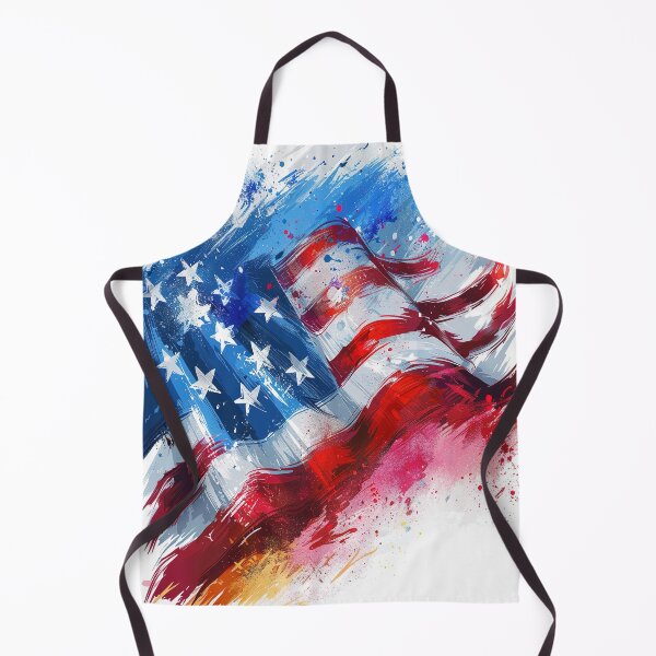 Item preview, Freedom in Motion: Expressive Patriotic Brush Design designed and sold by LiveLearnCreate.