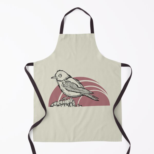Item preview, Retro Minimalist Bird art / Vintage Nature Aesthetic Design designed and sold by Half Mess.