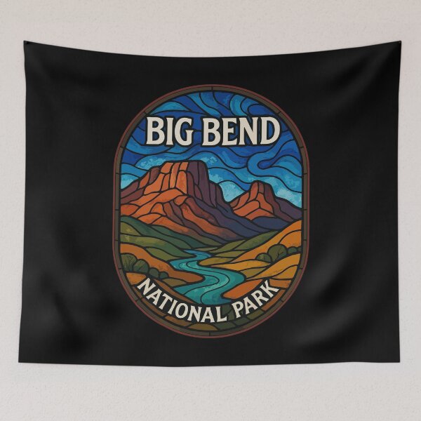 Item preview, Big Bend Texas Stained Glass Art designed and sold by TomFrontierArt.