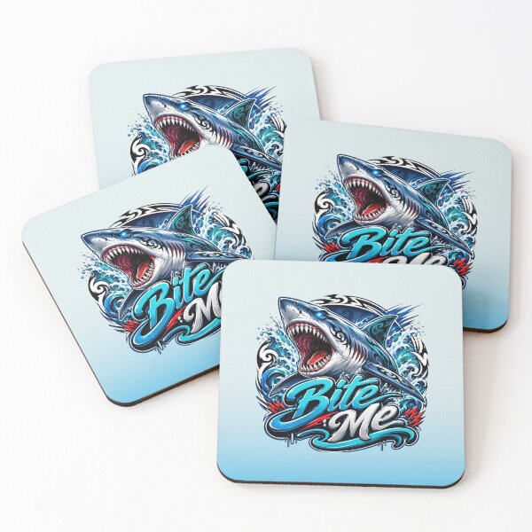 Item preview, Bite Me | Shark designed and sold by Xpression876.