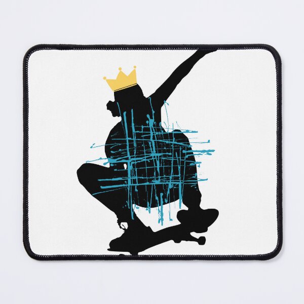 Item preview, Skater Silhouette with Gold Crown Streetwear Art designed and sold by rich-moda.