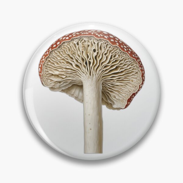 Item preview, Amanita Muscaria Gill Close Up Print designed and sold by Bio Tech Art.