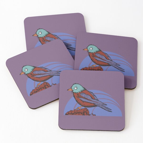 Item preview, Retro Minimalist Bird art / Vintage Nature Aesthetic Design designed and sold by Half Mess.