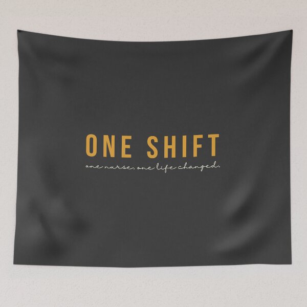 Item preview, One Shift One Nurse One Life Changed — Nurse Appreciation Gift | RN Shirt Meaningful Nurse Gift designed and sold by KiwyStudio.