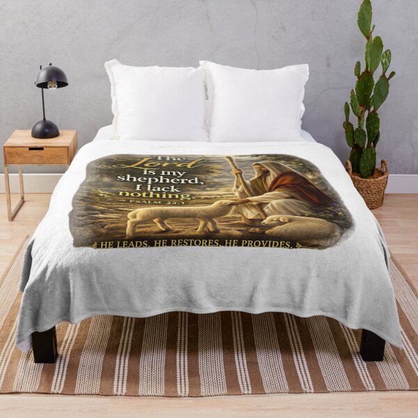 Item preview, The Lord Is My Shepherd, I Lack Nothing.” – Psalm 23:1 designed and sold by KINGDOM GOLD STUDIO.