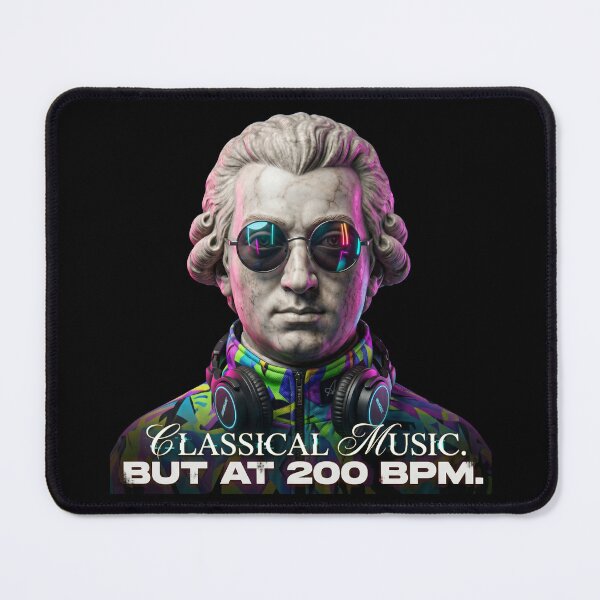 Item preview, Mozart 200 BPM Uptempo Gabber Hardcore Rave designed and sold by SPAZE-Typo.