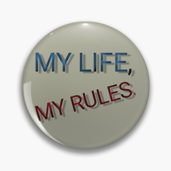 Item preview, My life, my rules typography genz rebellion tshirts designed and sold by Shukasya-Arts.