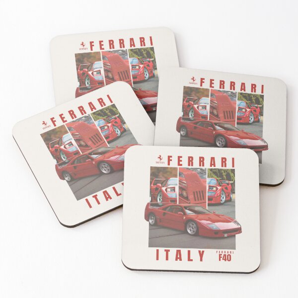 Item preview, Ferrari F40 Vintage Poster | Italian Supercar Art designed and sold by PrimeRacer.