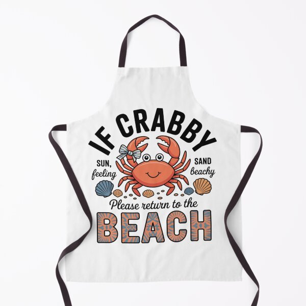 Item preview, Cute Crab Beach Seashell Kawaii Summer Illustration designed and sold by DariaOltes.