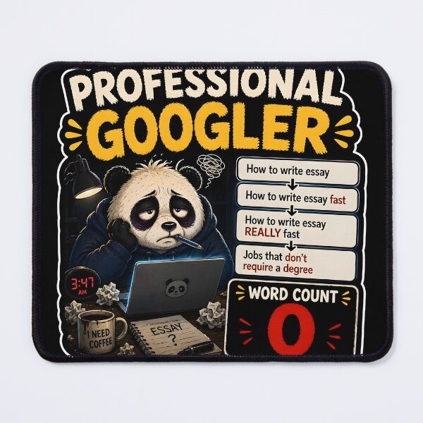 Item preview, Professional Googler Funny Panda - Essay Writing Meme designed and sold by Easternpantry.