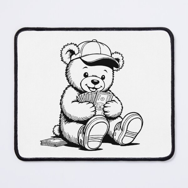 Item preview, Teddy Bear Counting Money designed and sold by Museum Of Non-Existing Art.