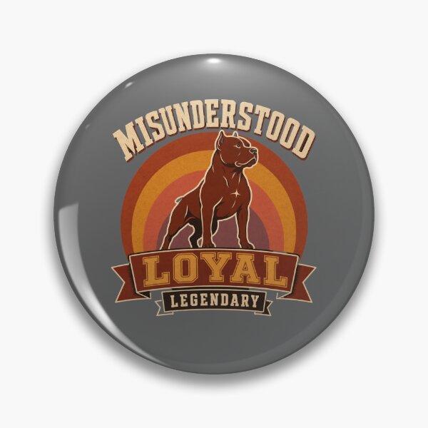 Item preview, Misunderstood Loyal Legendary Pit Bull Vintage Retro Dog Lover  designed and sold by freshwear design.