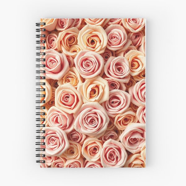 Item preview, Warm Peach Rose Floral Bouquet designed and sold by IntelliMindDesigns.