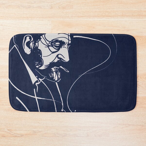 Item preview, Camille Saint-Saëns - Blue Abstract Art designed and sold by shadow-bloom.