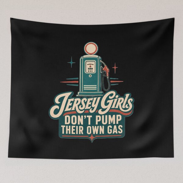 Item preview, Jersey Girls Don't Pump Their Own Gas Funny New Jersey Gift T-Shirt designed and sold by JerseyGirls.