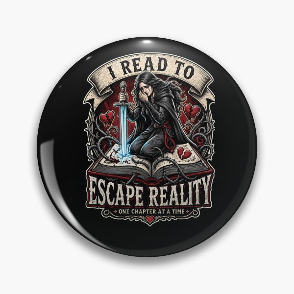 Item preview, I Read To Escape Reality Dark Warrior designed and sold by Passionread.
