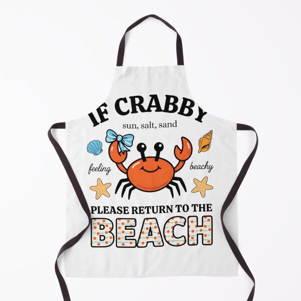Item preview, Cute Crab Beach Bow Seashell Summer Coastal Art designed and sold by DariaOltes.