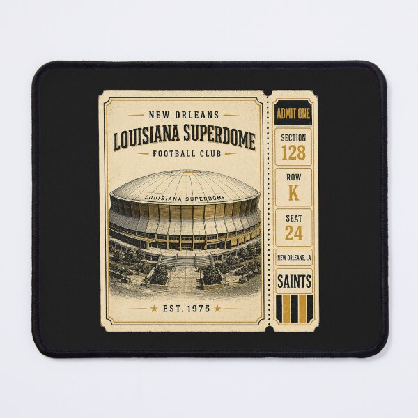 Item preview, Louisiana Superdome Vintage Ticket, New Orleans Retro Football Stadium designed and sold by GhostDawgs.