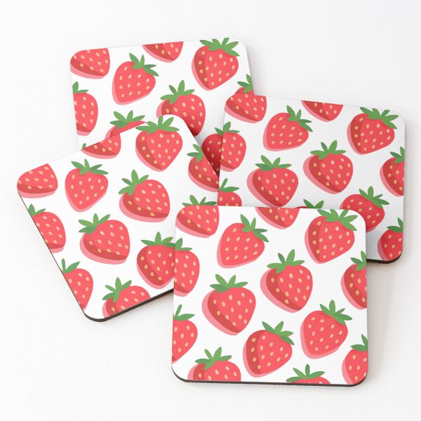 Item preview, Cute Red Strawberry Seamless Summer Pattern designed and sold by Girlsale.