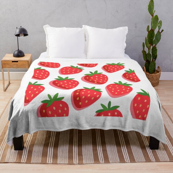 Item preview, Cute Red Strawberry Seamless Summer Pattern designed and sold by Girlsale.