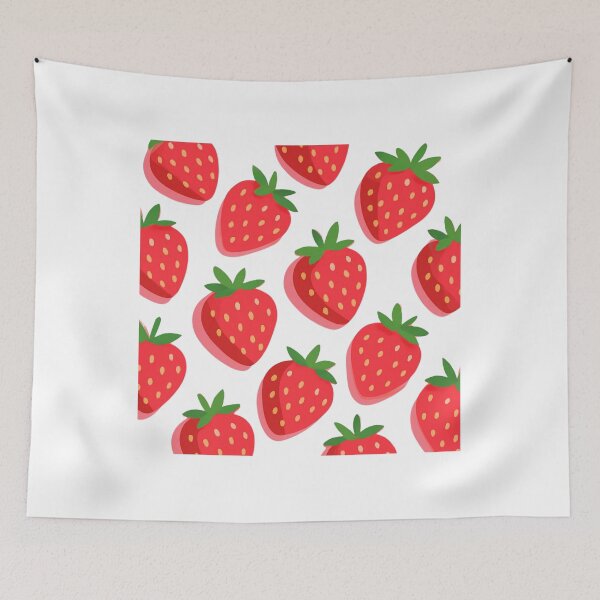 Item preview, Cute Red Strawberry Seamless Summer Pattern designed and sold by Girlsale.
