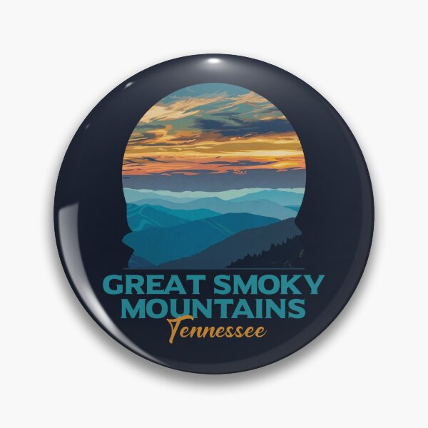 Item preview, Great Smoky Mountains Tennessee Vintage Poster designed and sold by LinaValearte.