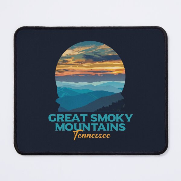 Item preview, Great Smoky Mountains Tennessee Vintage Poster designed and sold by LinaValearte.